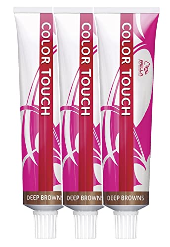 Wella Professionals Color Touch 7/97 Blond moyen Cendré Marron pour Cheveux Blondes Séance de Coloration Profonde 60 ml