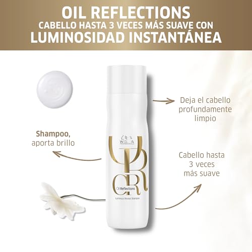 Wella Professionals Oil Reflections Shampoing Révélateur de Lumière + [Révélateur de Lumière] + [pour tous types de chev