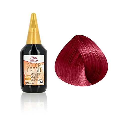 Wella Color Fresh 6/45 Blond Foncé Cuivré Acajou - Colorant Cheveux Sans Ammoniac, Couleur Permanente, 500ml - Chromatiq