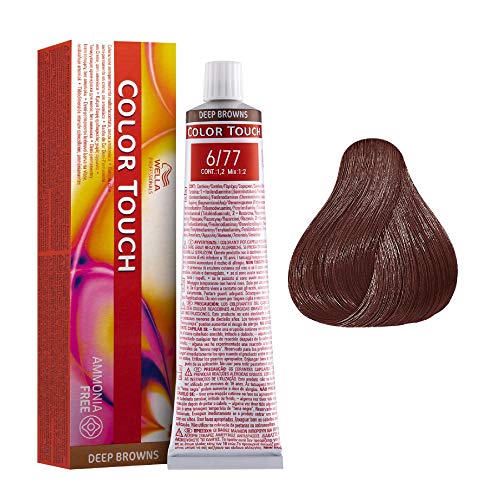 Wella Color Touch 6/77 - Soin de Couleur pour Cheveux, Flacon de 60ml, Touch-up Cheveux